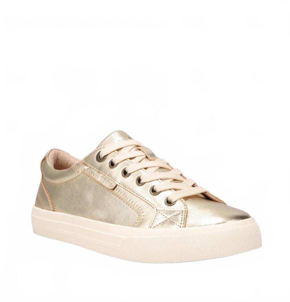 NEW TAOS women's plim soul lux sneaker in gold